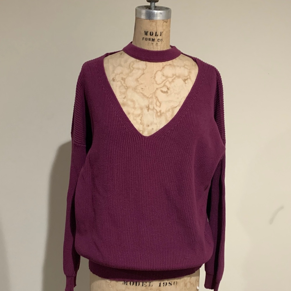 NWT Kokun Women's Purple Sweater S